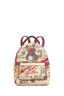 Woman Multicolored Printed Backpack | Derimod