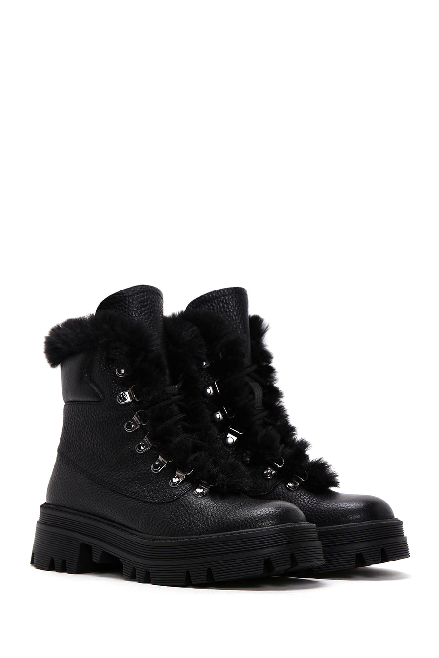 Women's Black Leather Boots