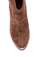 Women's Suede Leather Heeled Boots | Derimod