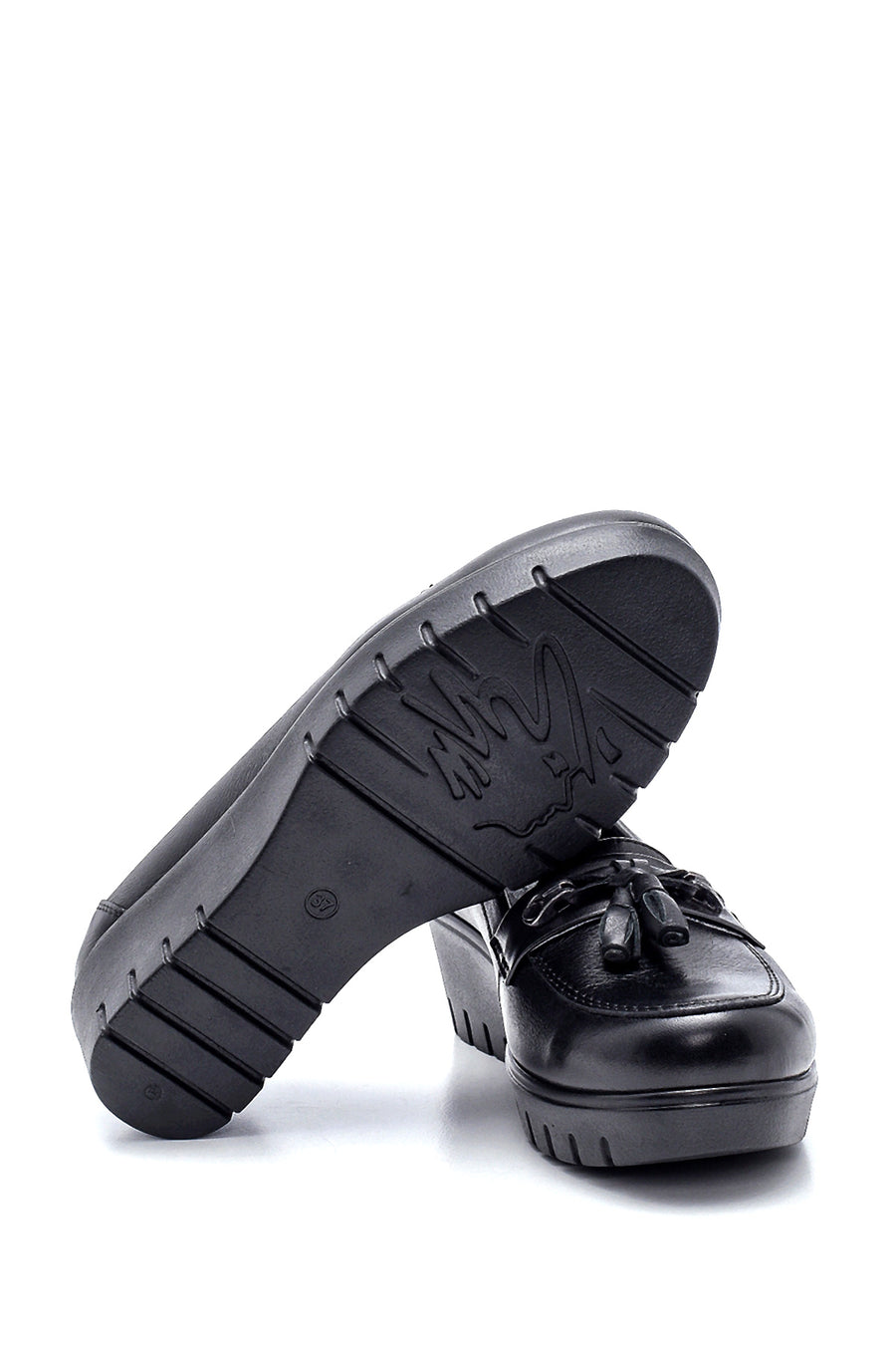 Women's Leather Bow Shoes