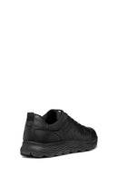 Geox Men's Black Spherica Lace-up Leather Sneaker | Derimod