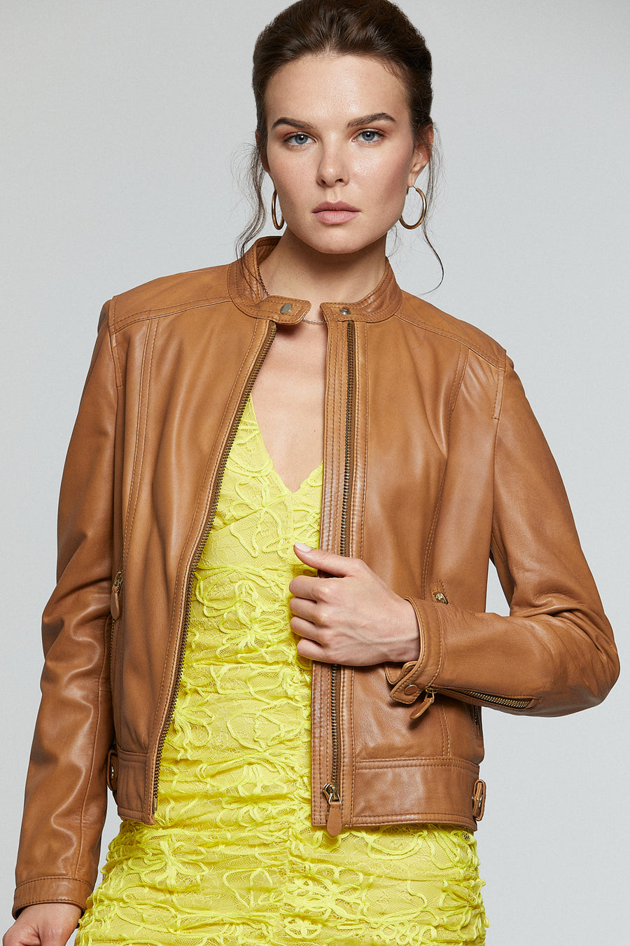 Aida Women's Leather Jacket