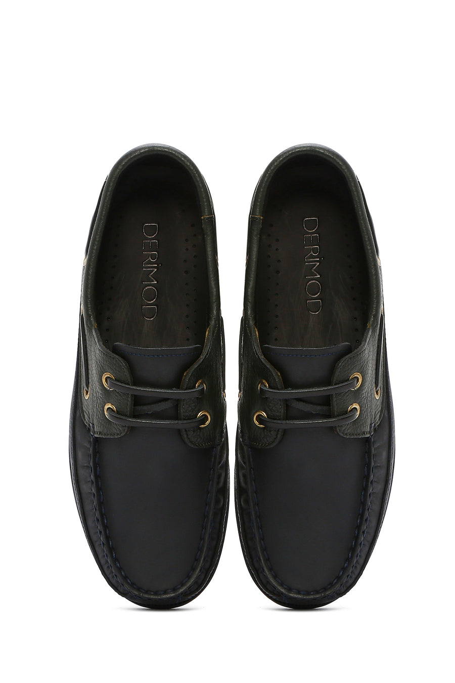 
Men's Green Leather Comfort Casual Shoes
