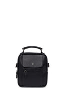 Male Black Leather Handbag | Derimod