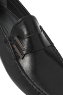 Erkek Siyah Deri Casual Loafer | Derimod