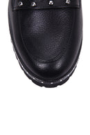 Women's Matte Shoes with Staple Detail | Derimod