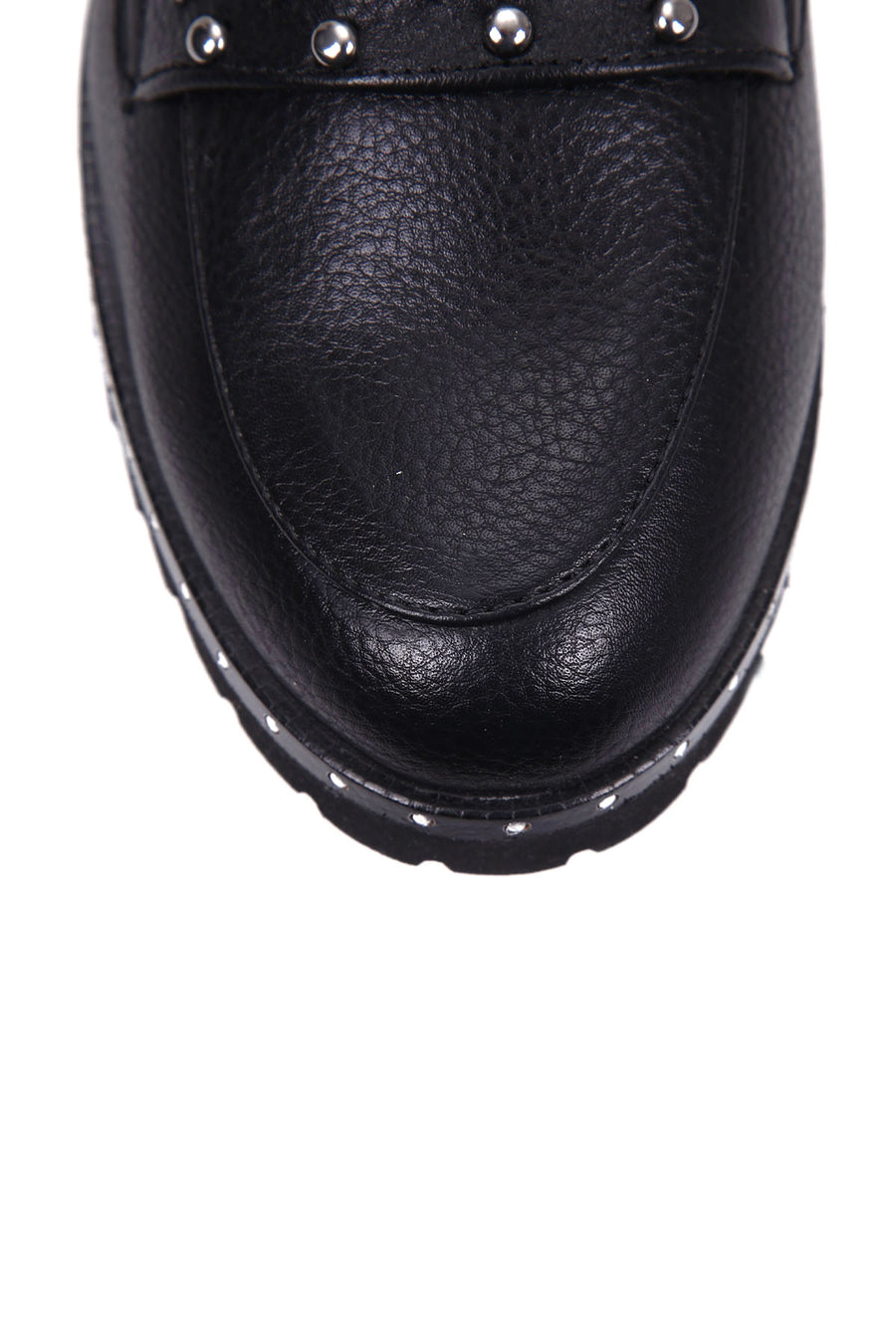 Women's Matte Shoes with Staple Detail
