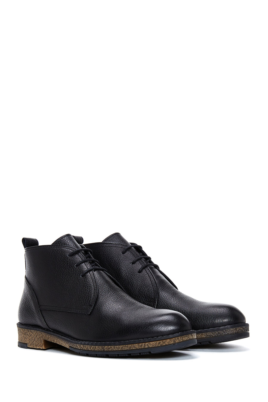 Men's Black Leather Classic Boots