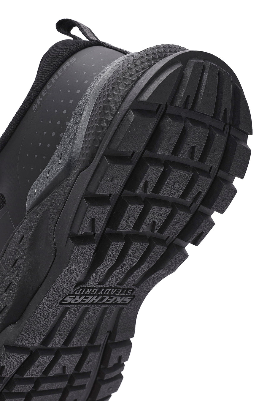 Skechers Men's Black Lace-Up Chunky Sole Sneakers