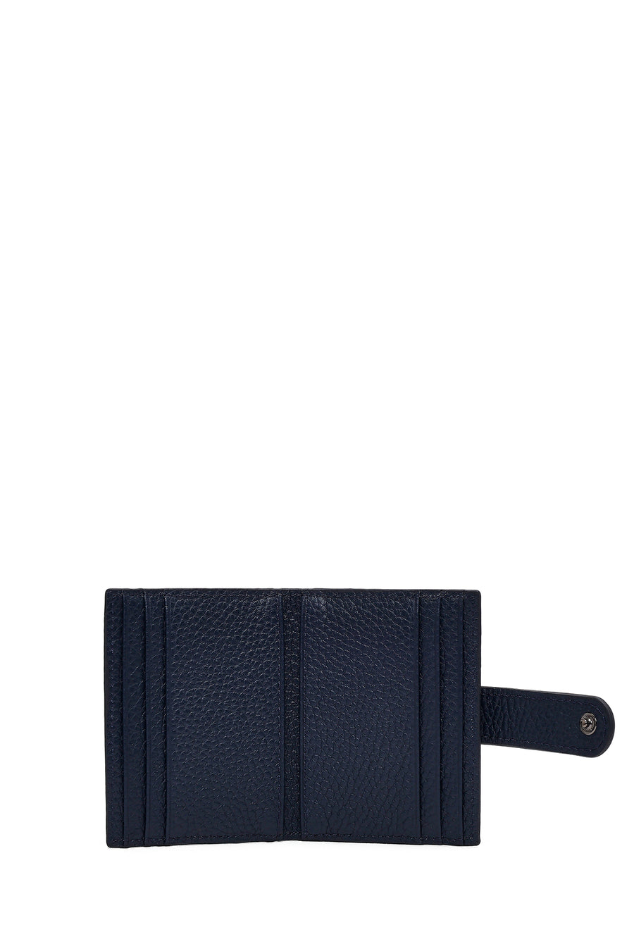 Men's Navy Blue Leather Card Holder
