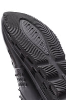Erkek Siyah Bağcıklı Deri Sneaker | Derimod