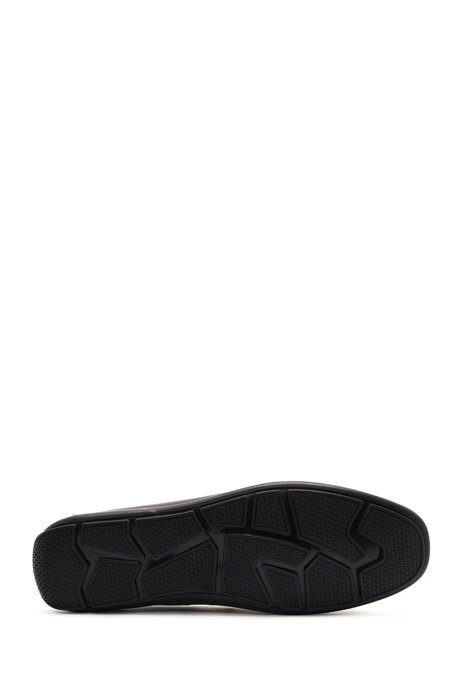Erkek Siyah Püsküllü Deri Loafer
