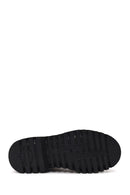 Harley Davidson Woman Black Glenn Zip Closure Thick-Soled Leather Boots | Derimod