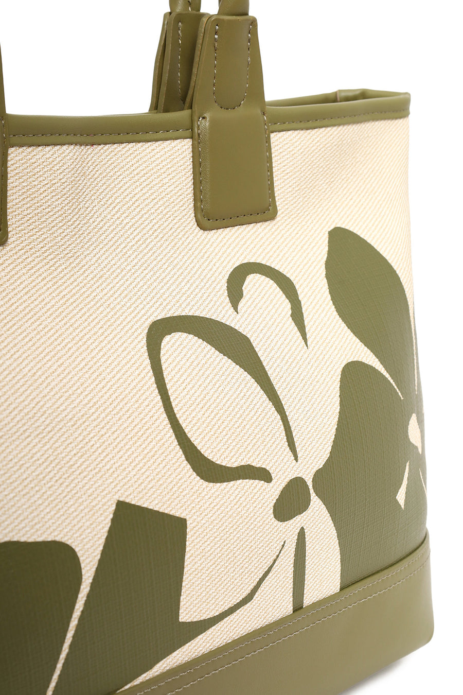 Woman Green Long-Strap Printed Shoulder Bag