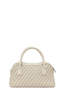 Woman Cream Long-Strap Braided Shoulder Bag | Derimod
