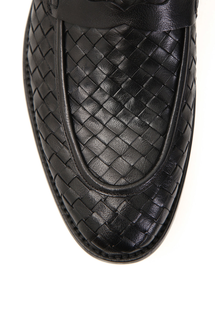 Örgülü Erkek Deri Loafer