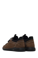 Men's Tan Lace-up Nubuck Leather Casual Sneaker | Derimod