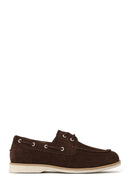 Male Brown Lace-up Suede Casual Shoes | Derimod