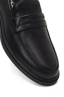 Erkek Siyah Deri Casual Loafer | Derimod
