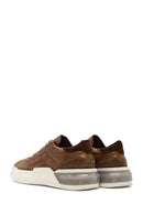 Men's Mink Lace-up Leather Sneaker | Derimod