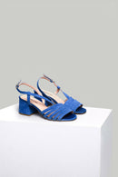 Women's Heeled Leather Sandals | Derimod