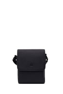Male Black Long-Strap Leather Messenger Bag | Derimod