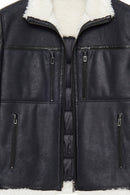 Zermatt Men's Black Teddy Coat | Derimod
