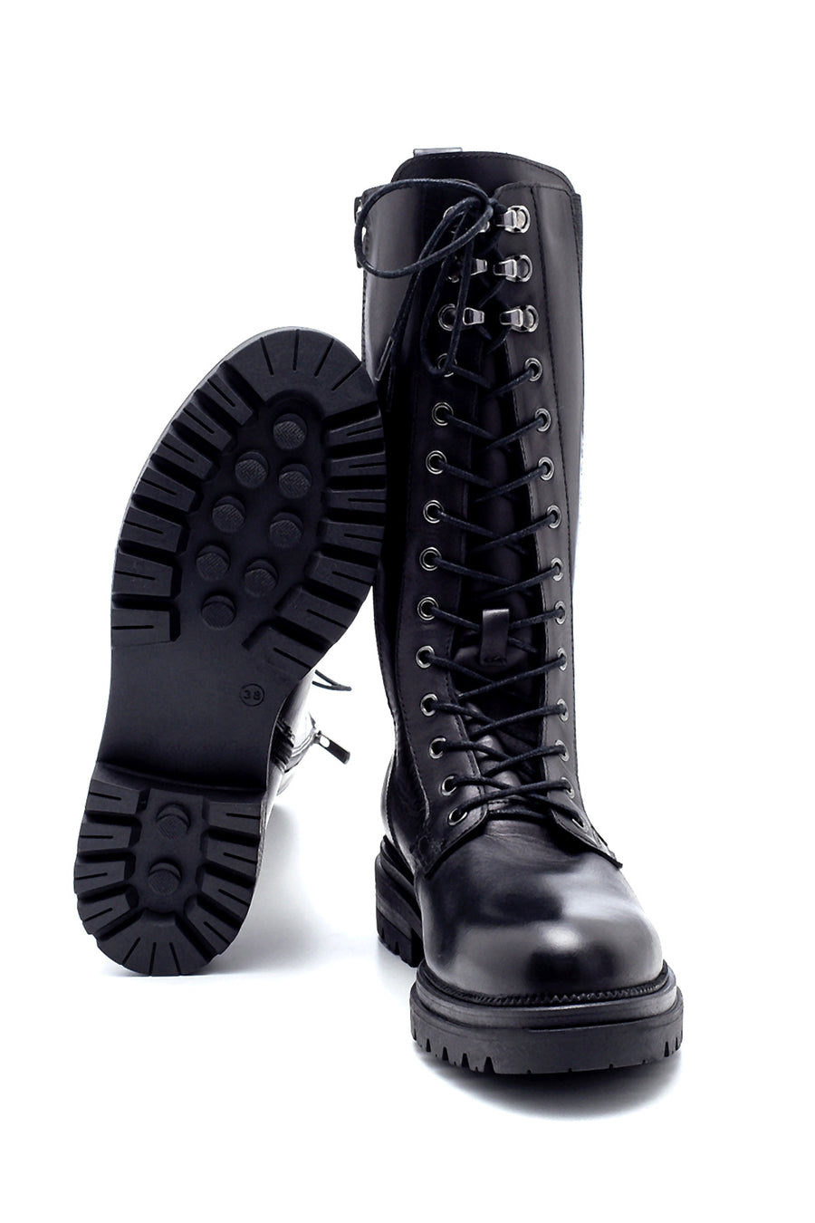 Women's Leather Lace Up Boots