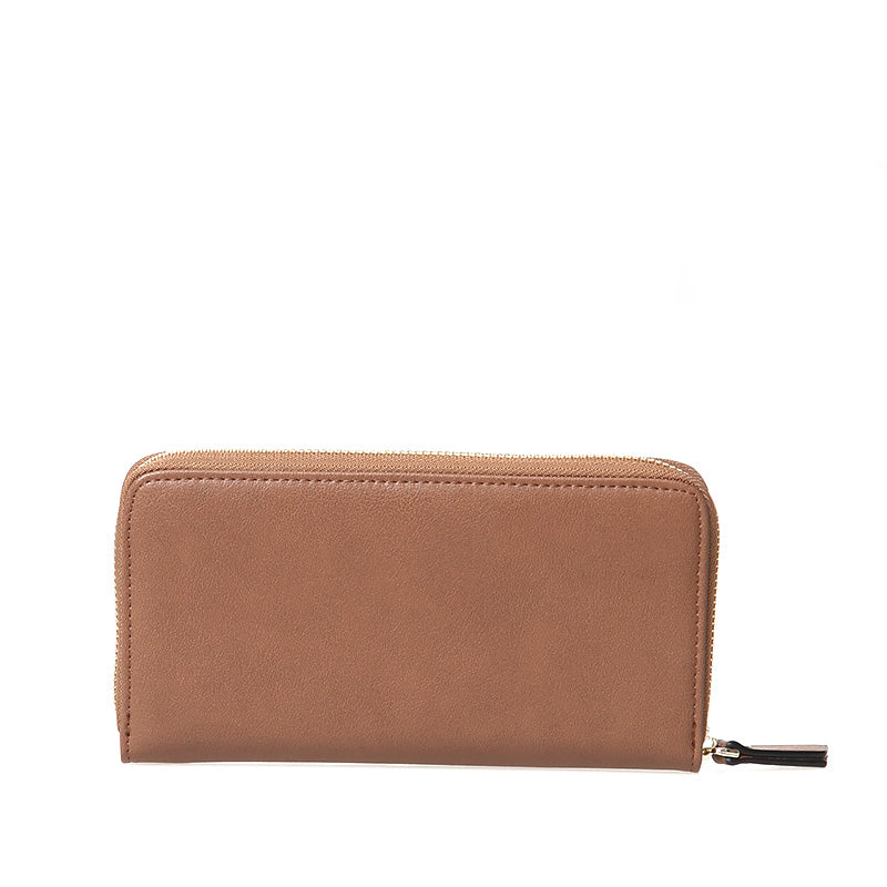 Women's Brown Faux Leather Wallet