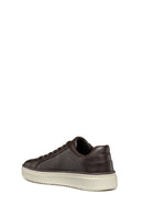 Geox Men's Brown Zackerty Lace-Up Leather Casual Shoes | Derimod