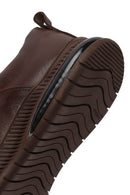 Men's Brown Lace-Up Leather Casual Sneaker | Derimod