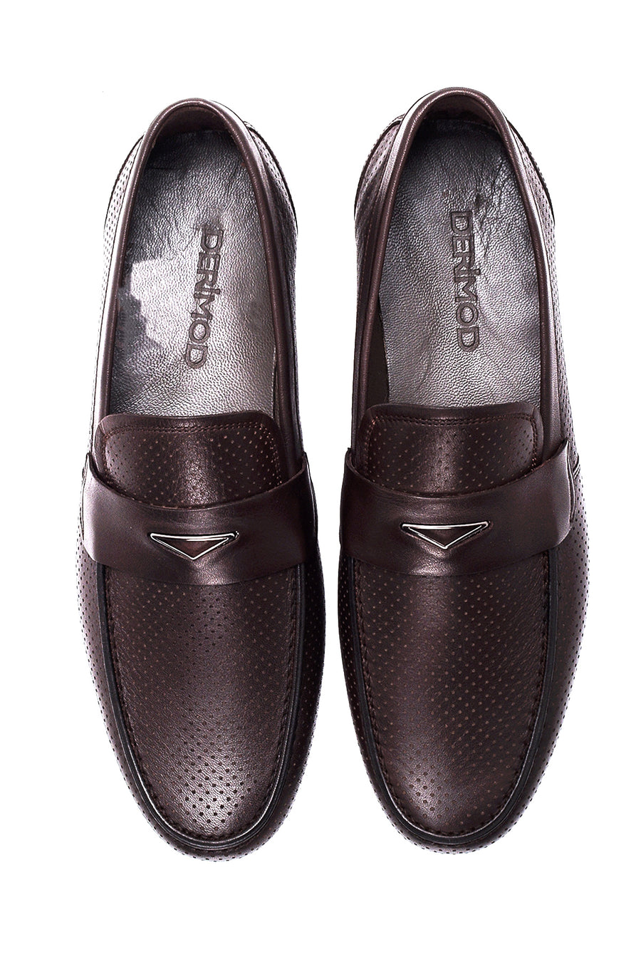 Erkek Deri Baskılı Loafer