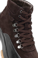 Men's Brown Lace-Up Leather Casual Boots | Derimod