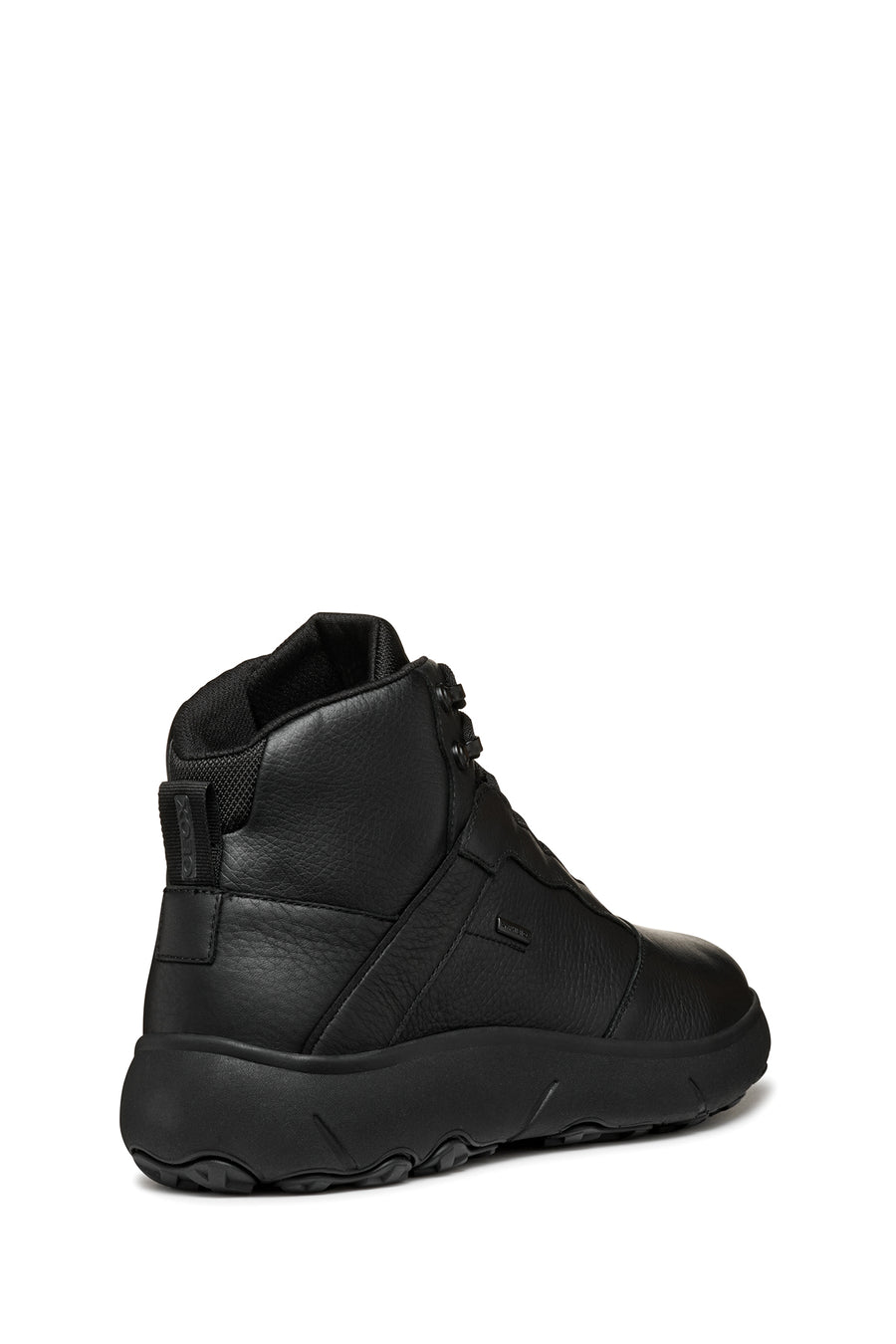 Geox Men Black U Nebula+Grip B Abx B - Le+Gbk Lace Leather Outdoor Boot
