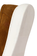 Male Tan Lace-Up Thick-Soled Suede Casual Shoes | Derimod