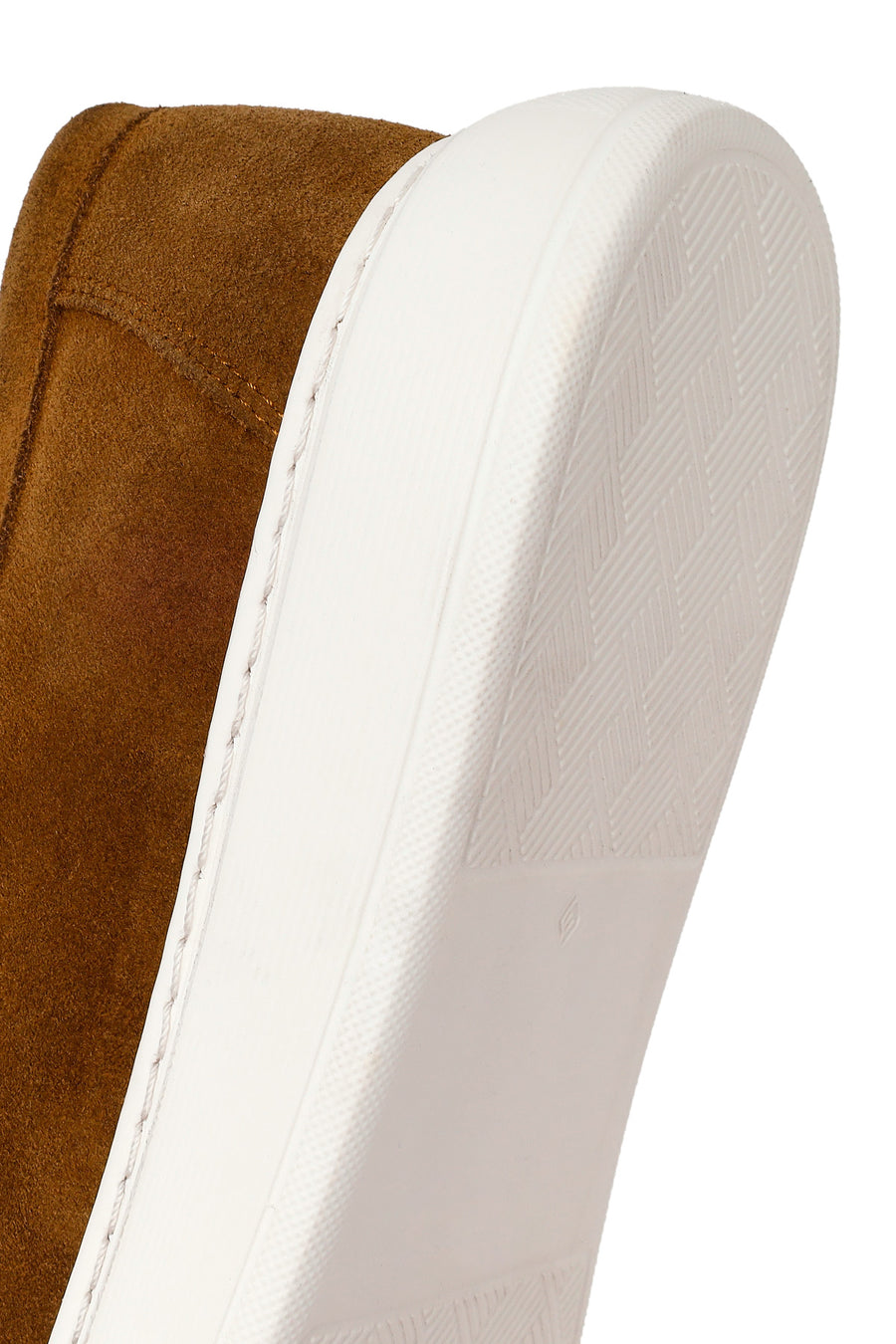 Male Tan Lace-Up Thick-Soled Suede Casual Shoes