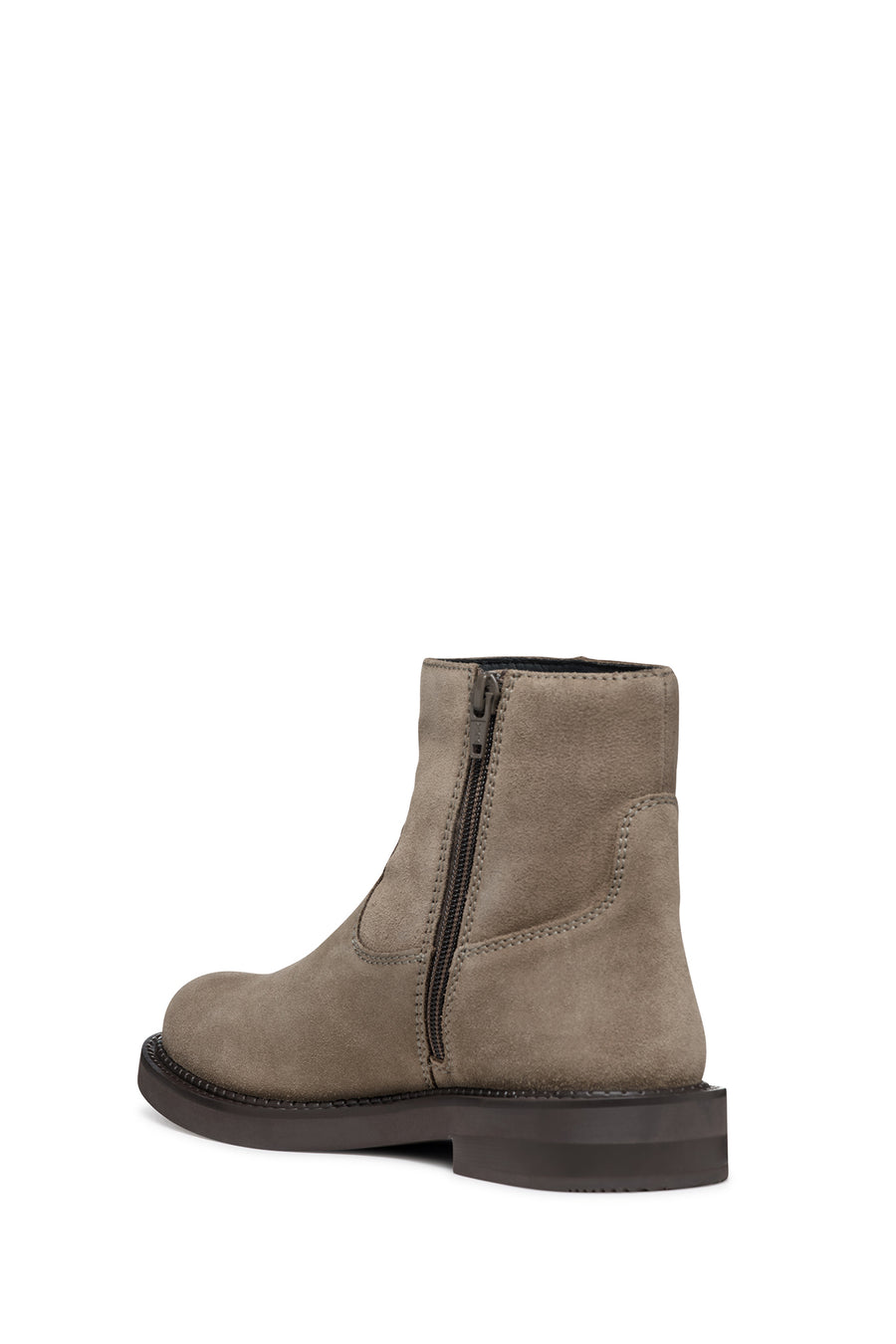 Geox Women's Mink D Serilda Zippered Suede Leather Boots