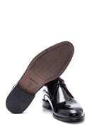Men's Black Leather Patent Leather Classic Shoes | Derimod