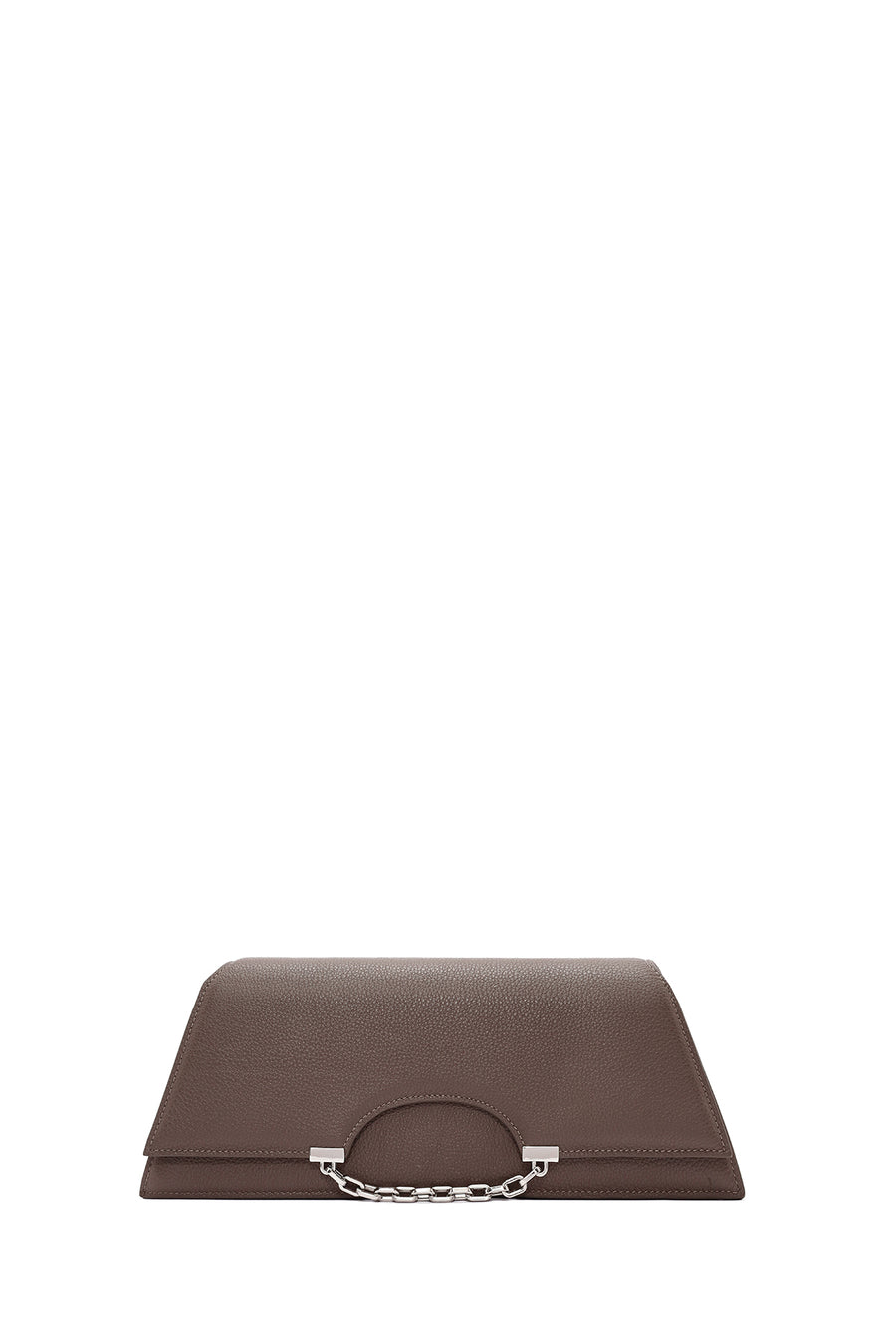 Women's Grey Chain Strap Crossbody Bag