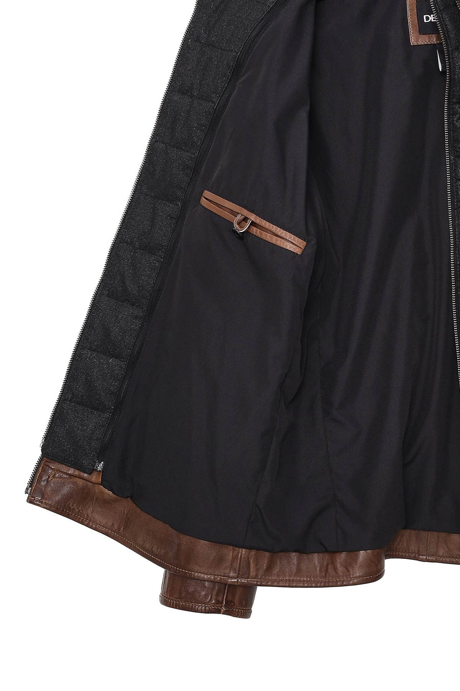 Mbappe Men's Brown Leather Jacket