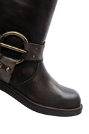 Women's Brown Leather Boots | Derimod
