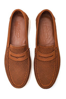 Men's Leather Nubuck Loafer | Derimod