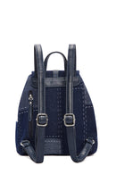 Women's Blue Jean Fabric Backpack | Derimod