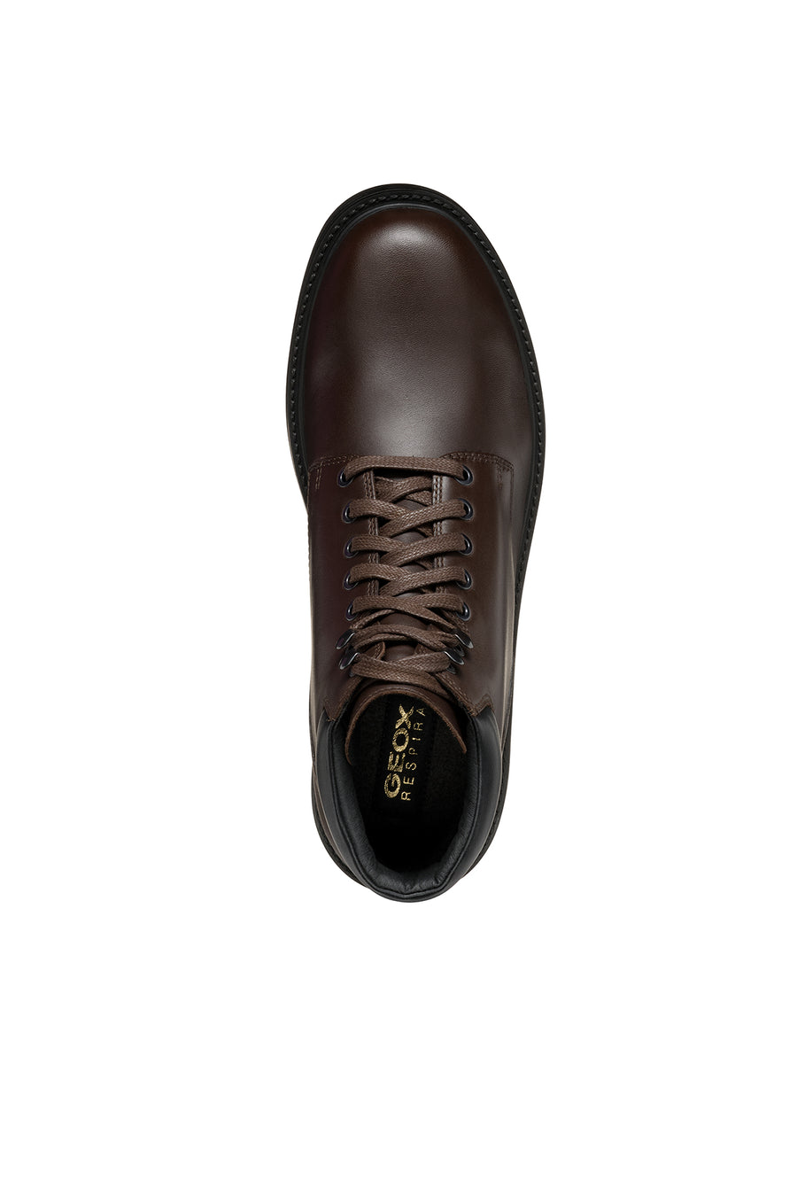 Geox Men's Brown Lagorai + Grip Abx Laced Waterproof Leather Combat Boots