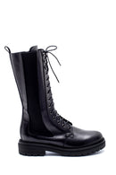 Women's Leather Lace Up Boots | Derimod