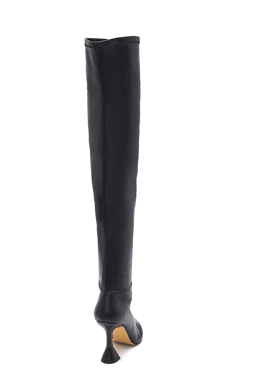 Women's Leather Goblet Heeled Boots