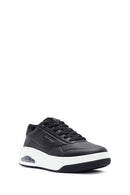 Skechers Men's Black Uno Court Lace-Up Chunky Sole Sneakers | Derimod