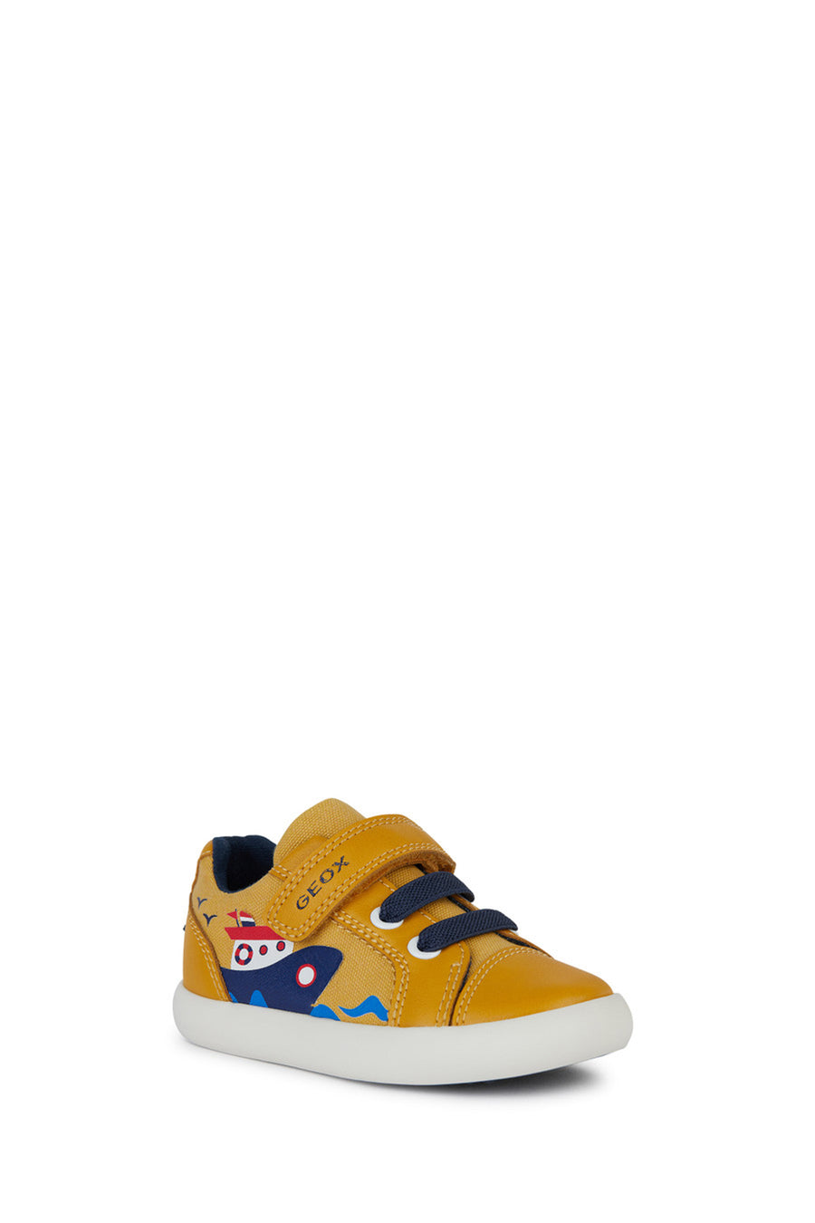 Geox Baby Boy Yellow Elthan Fabric Sneakers