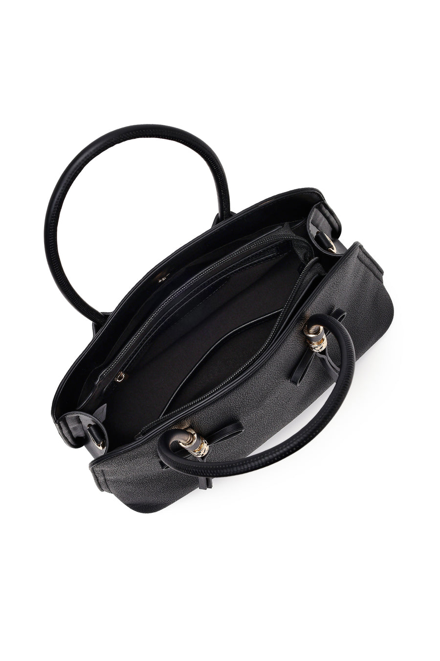 Women's Black Long Strap Classic Handbag