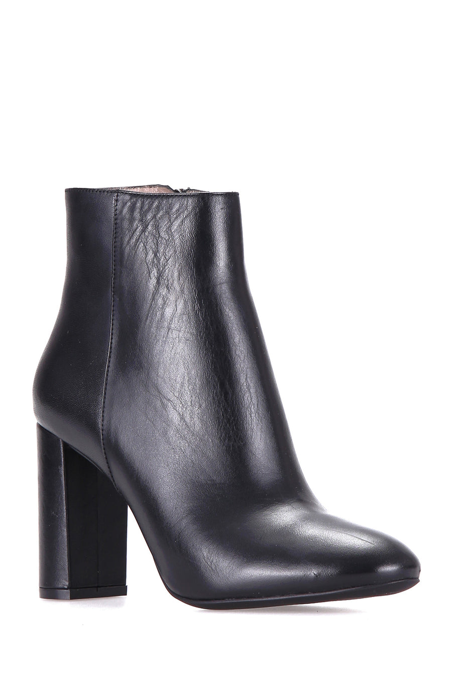 High Heeled Women's Leather Boots